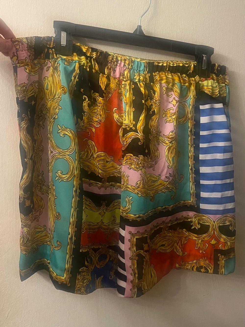 Mango Baroque Printed Flowy Shorts - Picture 4 of 5